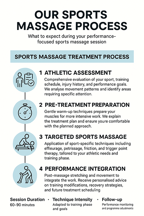Sports Massage Treatment Process